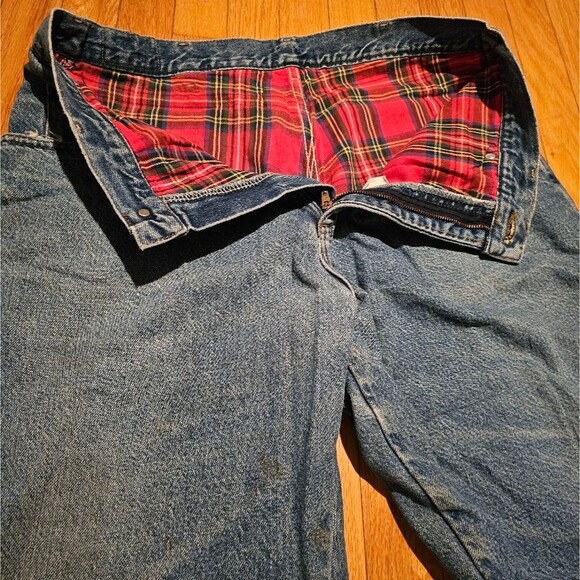 Men's L.L. Bean Flannel Lined Natural Fit Comfort Waist 36x34 - Picture 1 of 6